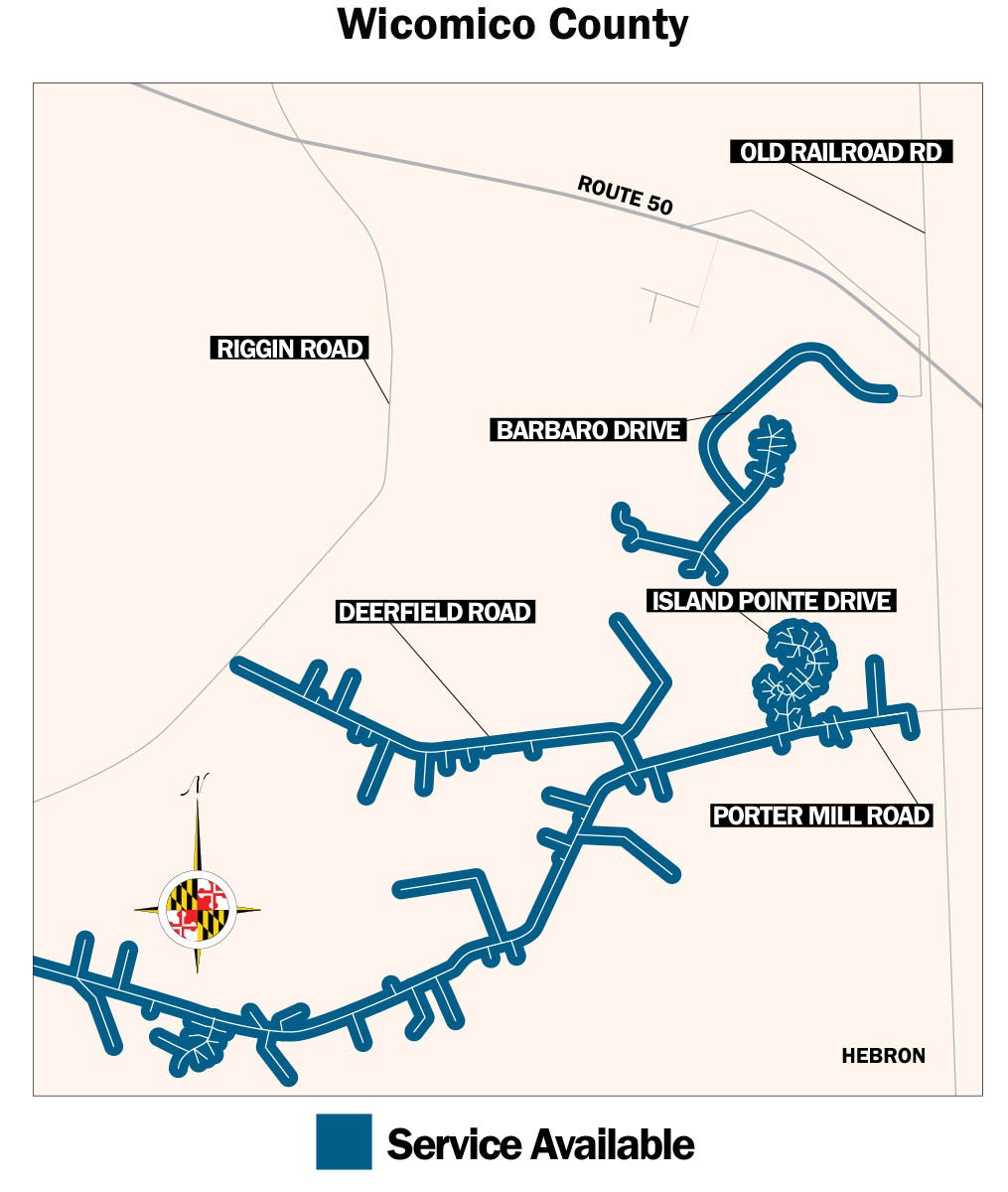 Worcester County Broadband Map