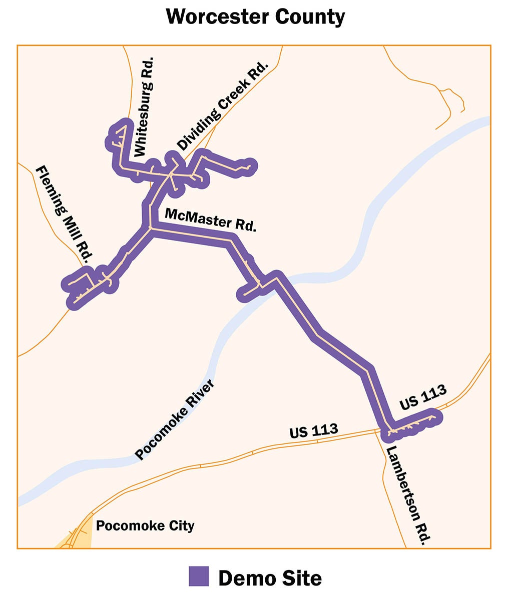 Worcester County Broadband Map