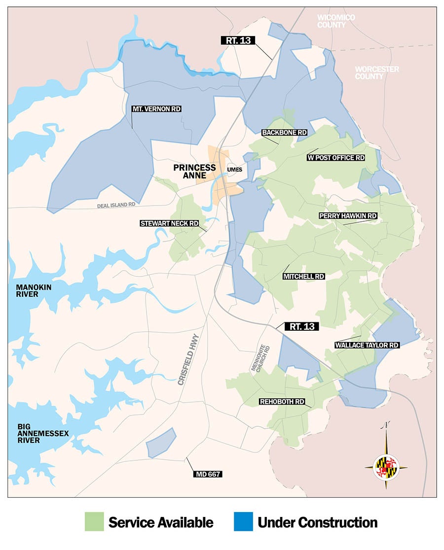 Somerset County Fiber Map