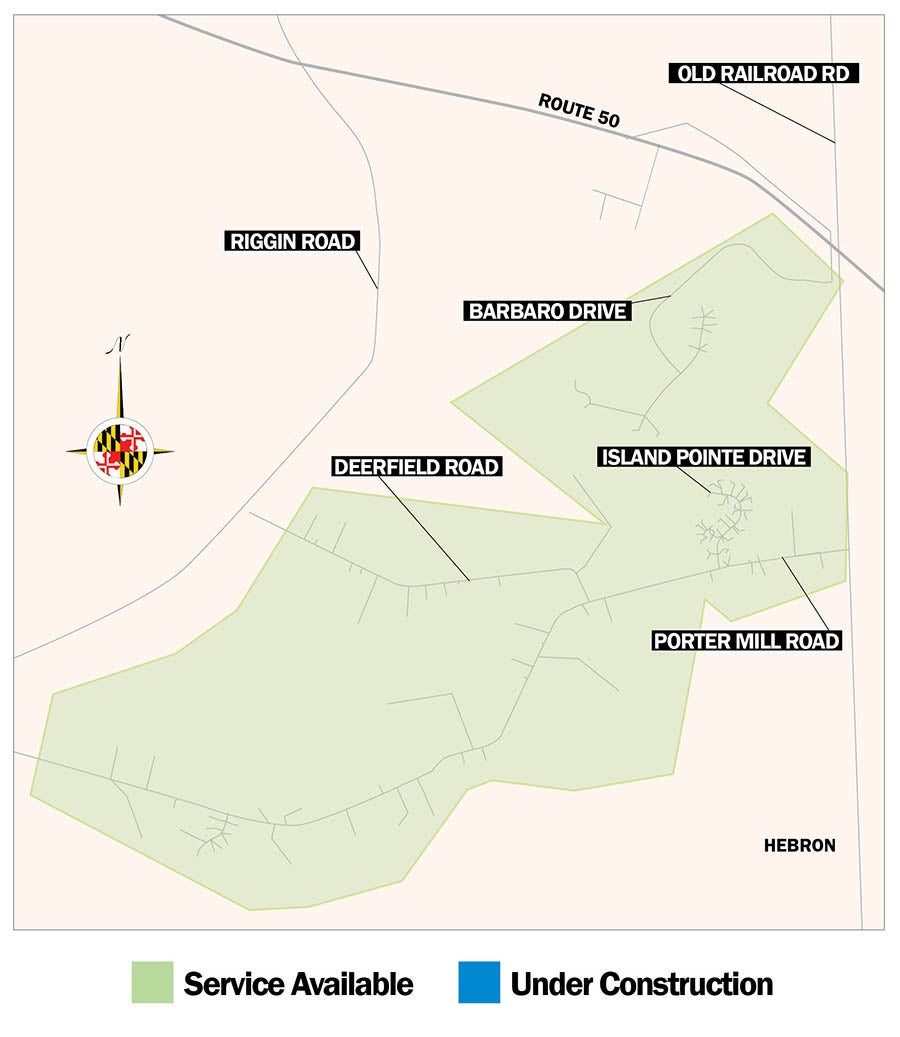 Wicomico County Broadband Map