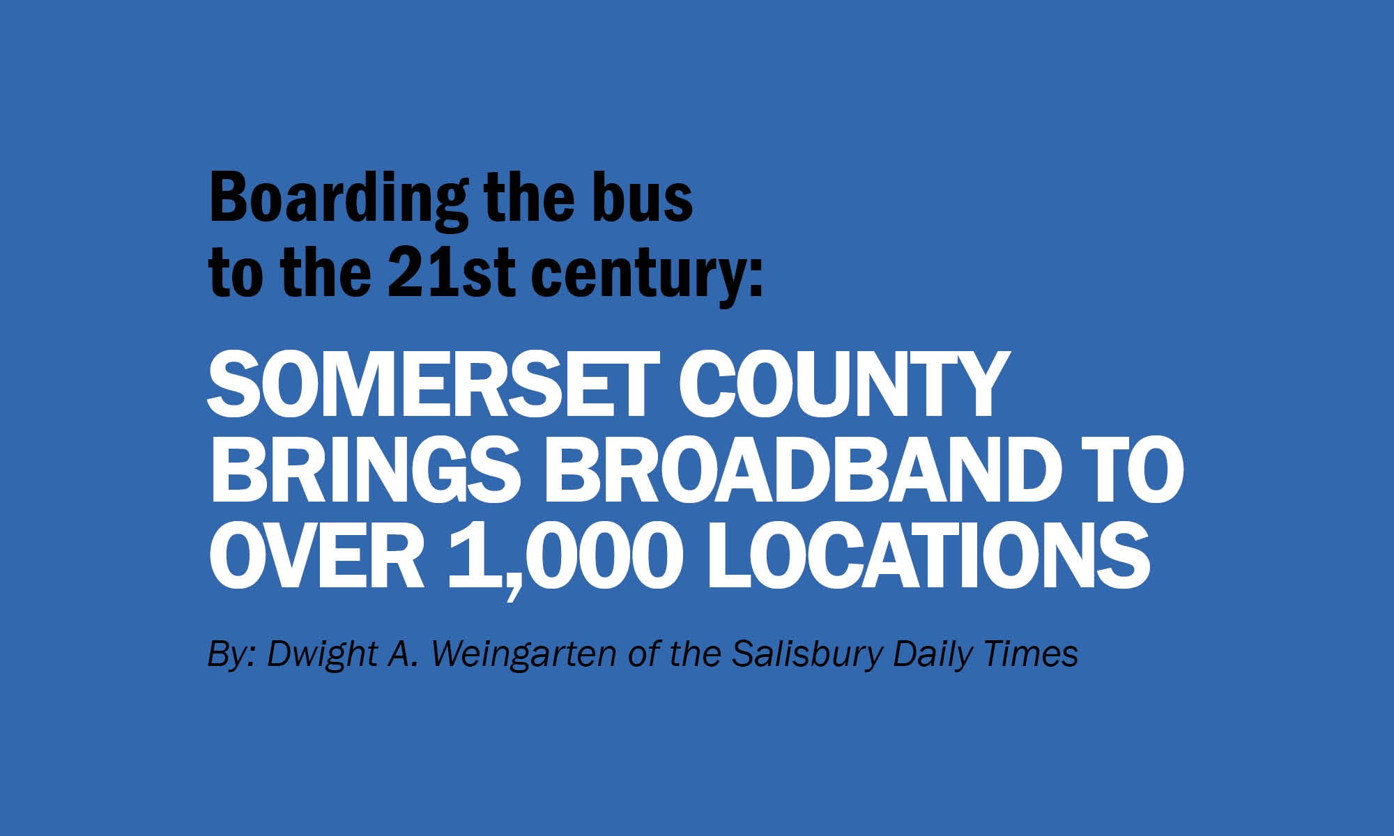 Choptank Fiber Connects Members in Somerset County